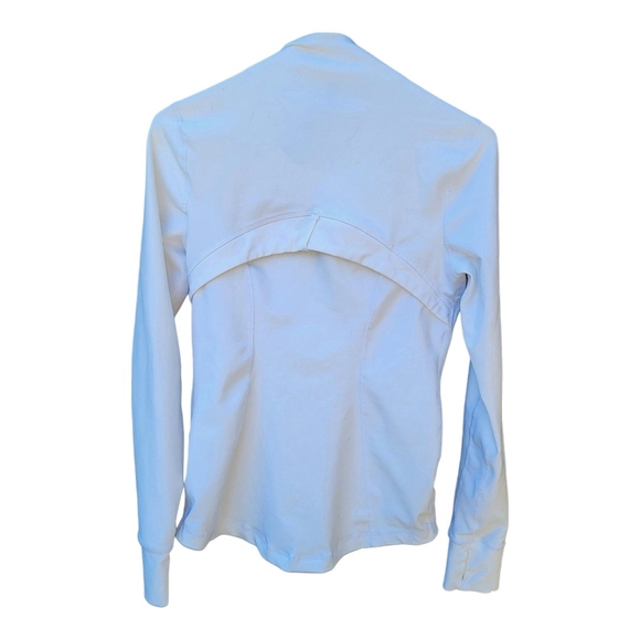 90 Degree By Reflex Womens White Lightweight Full Zip Running Jacket - Size XS - Picture 5 of 6